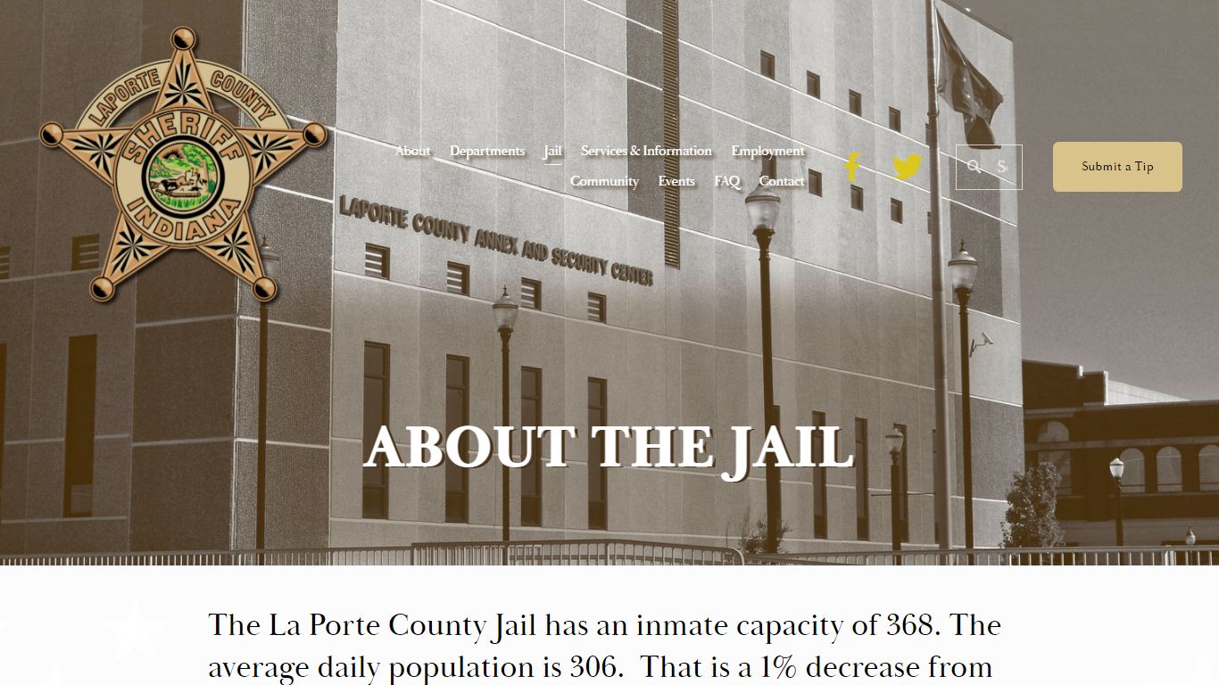 About the Jail — La Porte County Sheriff's Office